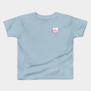 Teacup Cat Kids T-Shirt